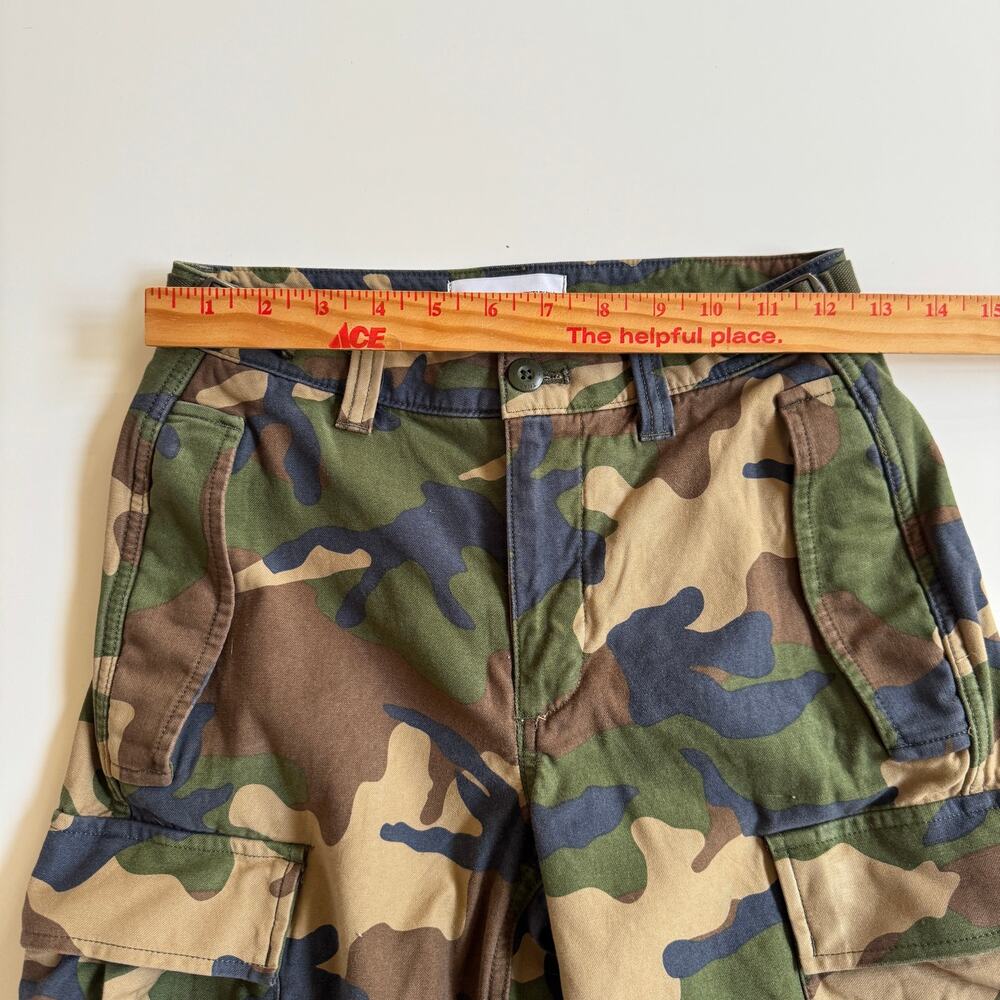 Aritzia TNA New Supply Cargo Camo Pant Mid Rise Size 00 EUC Relaxed Festival - Picture 14 of 16